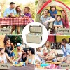 Costway 30 QT Rotomolded Cooler Portable Ice Chest Ice Retention for 5-7 Days Charcoal/Tan - 4 of 4