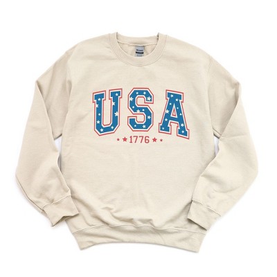 Simply Sage Market Women's Graphic Sweatshirt USA 1776 Stars