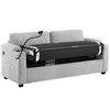 NicBex Convertible Sofa Bed Loveseat Couch with Pull Out Bed & Storage,Upholstered Sleeper Sofa for Living Room,Bedroom - 3 of 4