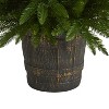 5ft. Fir Artificial Christmas Tree with 200 Multicolored Lights and 428 Branches in Decorative Container – Festive X-Mas Glow - 4 of 4