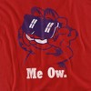 Garfield Deal With It Adult T-Shirt Red - 2 of 4