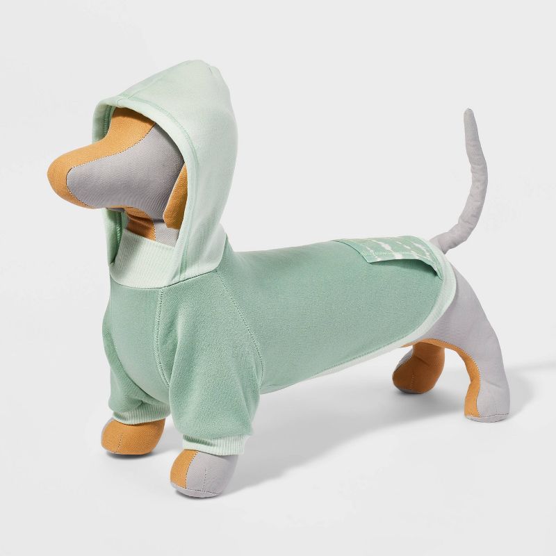 Lightweight Printed Pocket Dog Hoodie - Green - Boots & Barkley™, 6 of 13