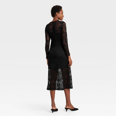 knee length dresses for ladies Rina Lace Midi Dress main image 0