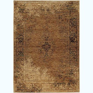 Oriental Weavers Andorra 6845D Gold/ Brown Indoor Area Rug - 1'10" x 3'2" - 1 of 4