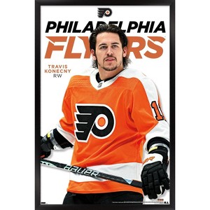 Trends International NHL Philadelphia Flyers - Travis Konecny Feature Series 23 Framed Wall Poster Prints - 1 of 4