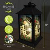 Briarwood Lane Winter Lantern 13.5" x 5.5" x 5.5" Checkered Snowman For Winter Lantern - 3 of 3