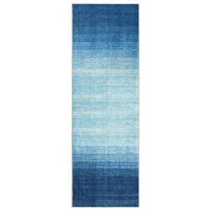 Lahome Abstract Ombre Plush Area Rug – Soft Gradient Accent with Non-Slip Backing - 1 of 4