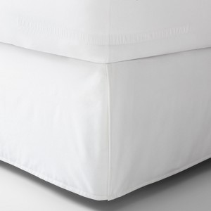 White Solid Bed Skirt (Twin) - Made By Design