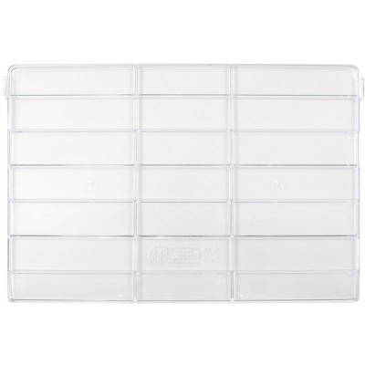 Quantum Storage Systems Cross Divider, For Bin (Qus270), Clear (Pack Of 6), Made In Usa