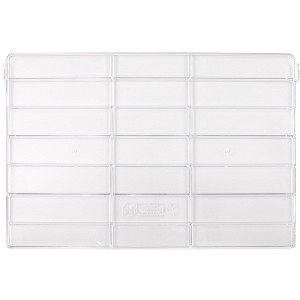 Quantum Storage Systems Cross Divider, For Bin (Qus270), Clear (Pack Of 6), Made In Usa - 1 of 1