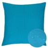 Tramull Rainforest Solid Pillow Cover 20x20 Inch, Indoor/Outdoor Water Resistant Decorative Pillow, Solarium Polyester - 4 of 4