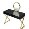 CAVINAS Vanity Desk with Mirror Modern Bedroom Furniture with Storage Drawers Desk with Drawers for Bedroom - 4 of 4