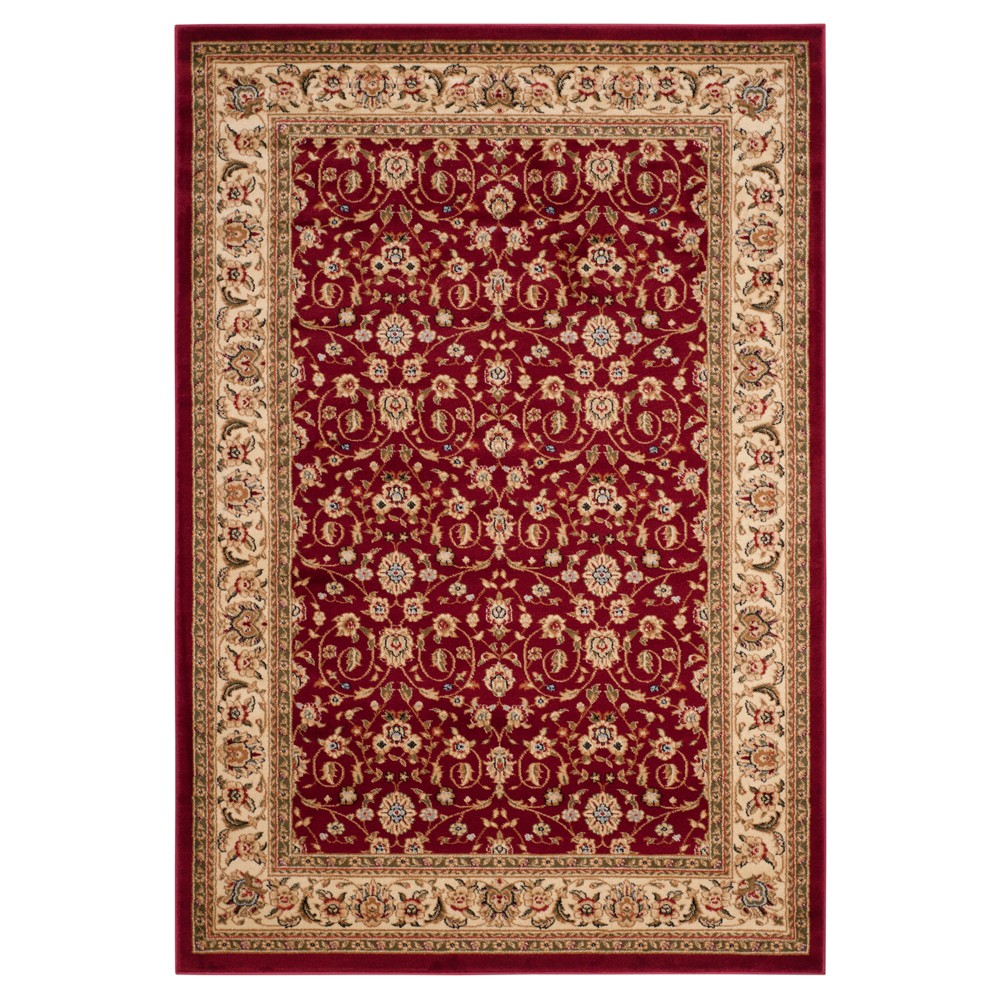 5'3inx7'6in Holly Area Rug Red/Ivory - Safavieh