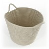 Rope Basket Ivory - Bullseye's Playground™ - 3 of 3