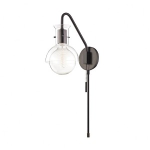 Mitzi Riley 1 - Light Swing Arm Lamp in  Old Bronze Clear Shade - 1 of 1