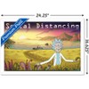 Trends International Rick And Morty - Social Distancing Framed Wall Poster Prints - 3 of 4