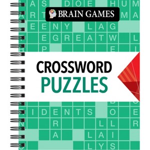 Brain Games - Crossword Puzzles (Arrow - Green) - by  Publications International Ltd & Brain Games (Spiral Bound) - 1 of 1