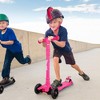 3 Wheel Kids Scooter, 3 Light Up Wheels, 4 Adjustable Height - ABEC-9 Bearings, Lean-to-Steer Kick Scooter, for Toddlers Boys & Girls Ages 3-8 - 4 of 4