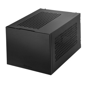 SilverStone Technology SUGO 15, SG15, Black, Mini-ITX, Aluminum, Supports 3 Slot Full Length GPUs/ATX PSU / 240mm AIO, USB Type-C x 1, SST-SG15B - 1 of 4