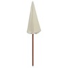 Garden Parasol Polyester, steel  vidaXL - 2 of 4