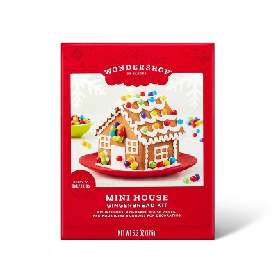 Holiday Mini House Gingerbread Kit - 6.2oz - Wondershop™