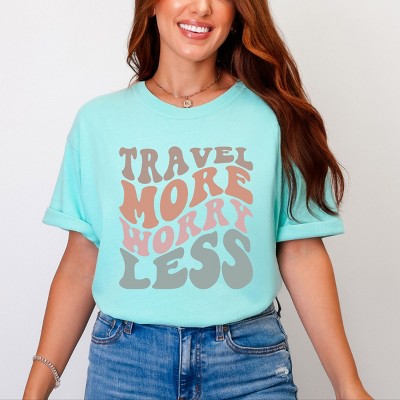 Simply Sage Market Travel More Worry Less Garment Dyed Tee