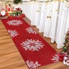 Fulvari Christmas Snowflake Area Rug,Rug Washable Non Slip for Entryway,Mats for Front Door,Bedroom Living Room Laundry Room Indoor - 2 of 4