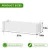Spassay Outdoor PVC Garden Bed Patio Planter Box with Ground Stakes Planter Pot for Flowers Vegetables - 4 of 4