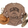 Simply Sage Market Yellowstone National Park Mountain Garment Dyed Long Sleeve - 3 of 4