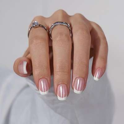 BTArtboxnails Be Elegant Short Square Nails - Press On Nails