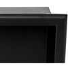 ALFI 12 x 12 Black Matte Stainless Steel Square Single Shelf Bath Shower Niche - 4 of 4