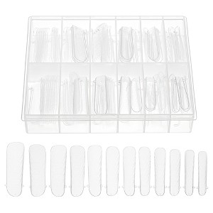 Unique Bargains Scale Faux Crystal Extension Fake Nails 120 Pcs - 1 of 4