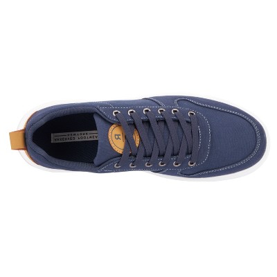 Мужские Reserved Footwear New York Men's Niko Low Top Sneakers - 10.5, NAVY — фото 4