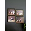 Classic Still Life Print Set of 4 – 12.5" Tall Framed Wall Decor by Kalalou - 3 of 3