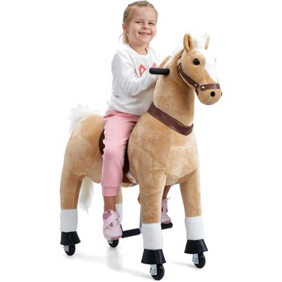 Lil’ Jumbl Ride on Horse, Kids Ride on Toy with Realistic Sounds & Rolling Wheels