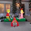 5 Ft. 4" Airblown® Inflatable Dr. Seuss™ How the Grinch Stole Christmas Grinch & Cindy Teeter Totter Outdoor Decoration - 2 of 2
