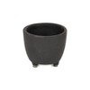 Cheung's Parlo Raised Textured Round Ceramic Pot- Small - Dark Gray - 3 of 3