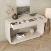 Christopher Knight Home Virelle Antique Console Table with 3 Drawers and Lower Display Shelf - 2 of 4