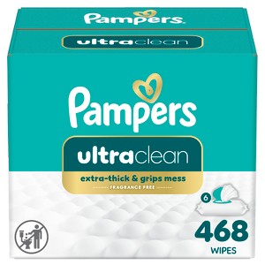 Pampers Ultra Clean Baby Wipes - 1 of 4