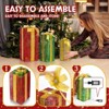 Lighted Gift Boxes Set Pre-Lit Christmas Present Boxes Outdoor Indoor Decorations Christmas Display with Warm White LED Lights Stakes for Xmas Décor - 4 of 4