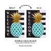 Pineapple Burlap Garden Flag - 4 of 4