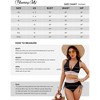 Clearlove Women's Short V-Neck Bikini Top with Dual Side Ties - 2 of 2
