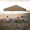 10x10 Pop Up Canopy Tent Outdoor Canopy with 1 Removable Sidewall, Commercial Instant Tent Shelter - 3 of 4