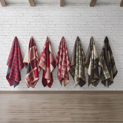 Winter Hills Reversible Cotton Quilted Throw Blanket