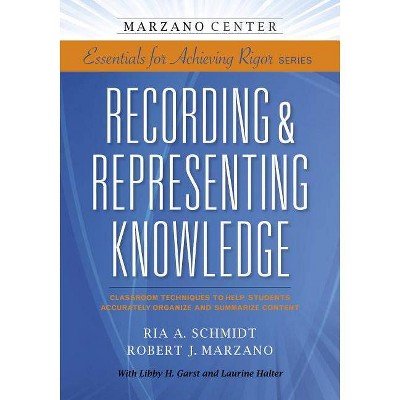 Recording & Representing Knowledge - (Marzano Center Essentials for Achieving Rigor) (Paperback)