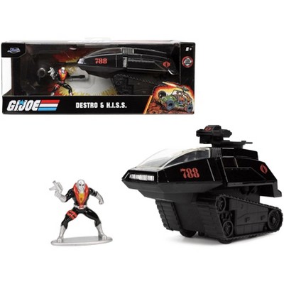 H.I.S.S. Tank #788 with Turret and Destro Diecast Figure "G.I. Joe" "Hollywood Rides" Series 1/32 Diecast Model Car by Jada