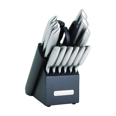 Sabatier 15-Piece Stainless Steel Hollow Handle Knife Block Set