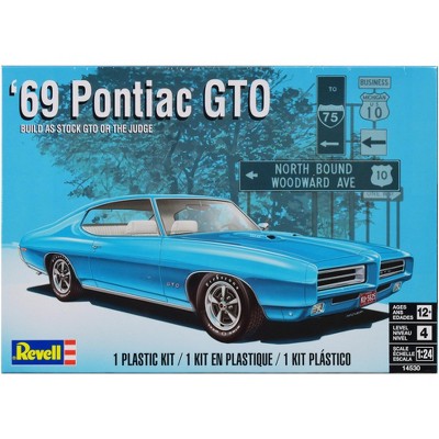 Level 4 Model Kit 1969 Pontiac Gto 2-in-1 Kit 1/24 Scale Model By ...