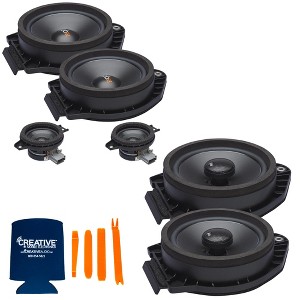 PowerBass OE Series Direct Replacement Speakers With Front Tweeters Compatible With Chevy Traverse 09-17 - 1 of 4
