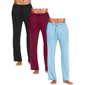 Blue Ice Men's  Modern  Fit Classic Lounge Pants-3 Pack - 1 of 4